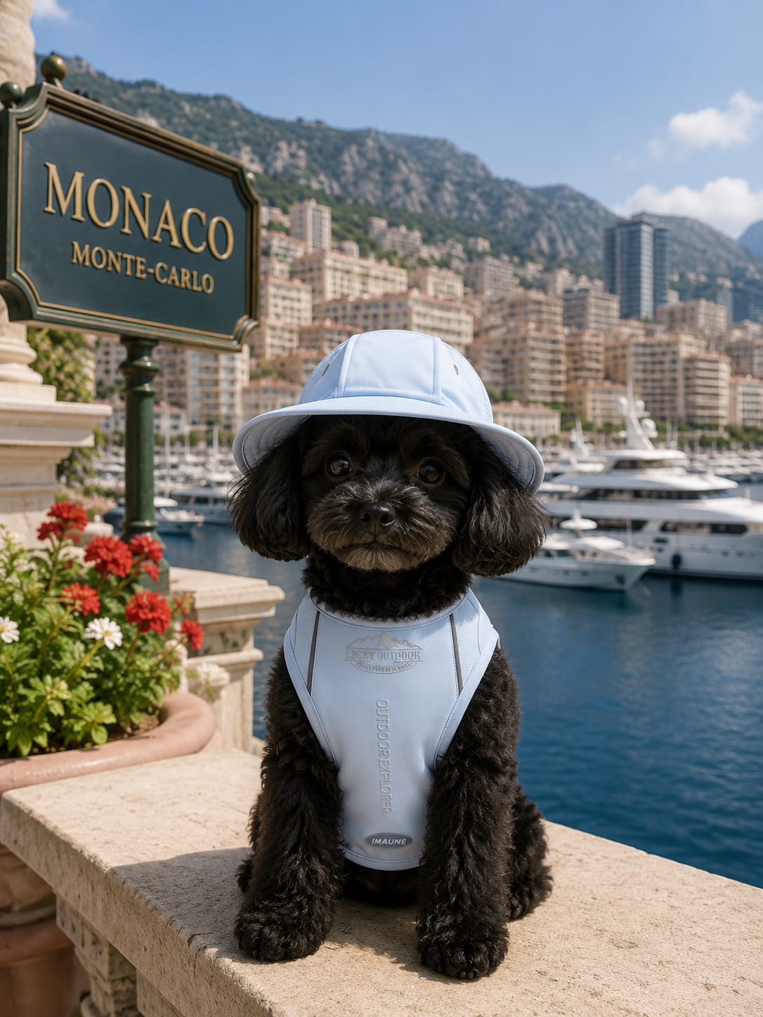 Ensemble Solaire Chien — Manteau & Chapeau Anti-UV
