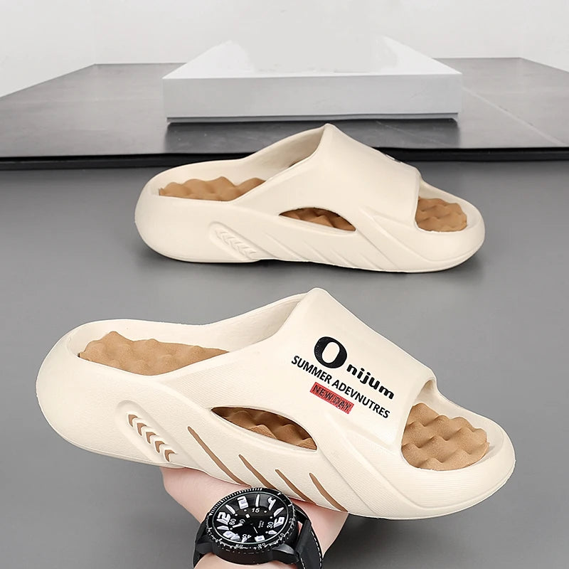 Pantoufles de Massage Homme | Sandales Confort Grande Taille 38-47
