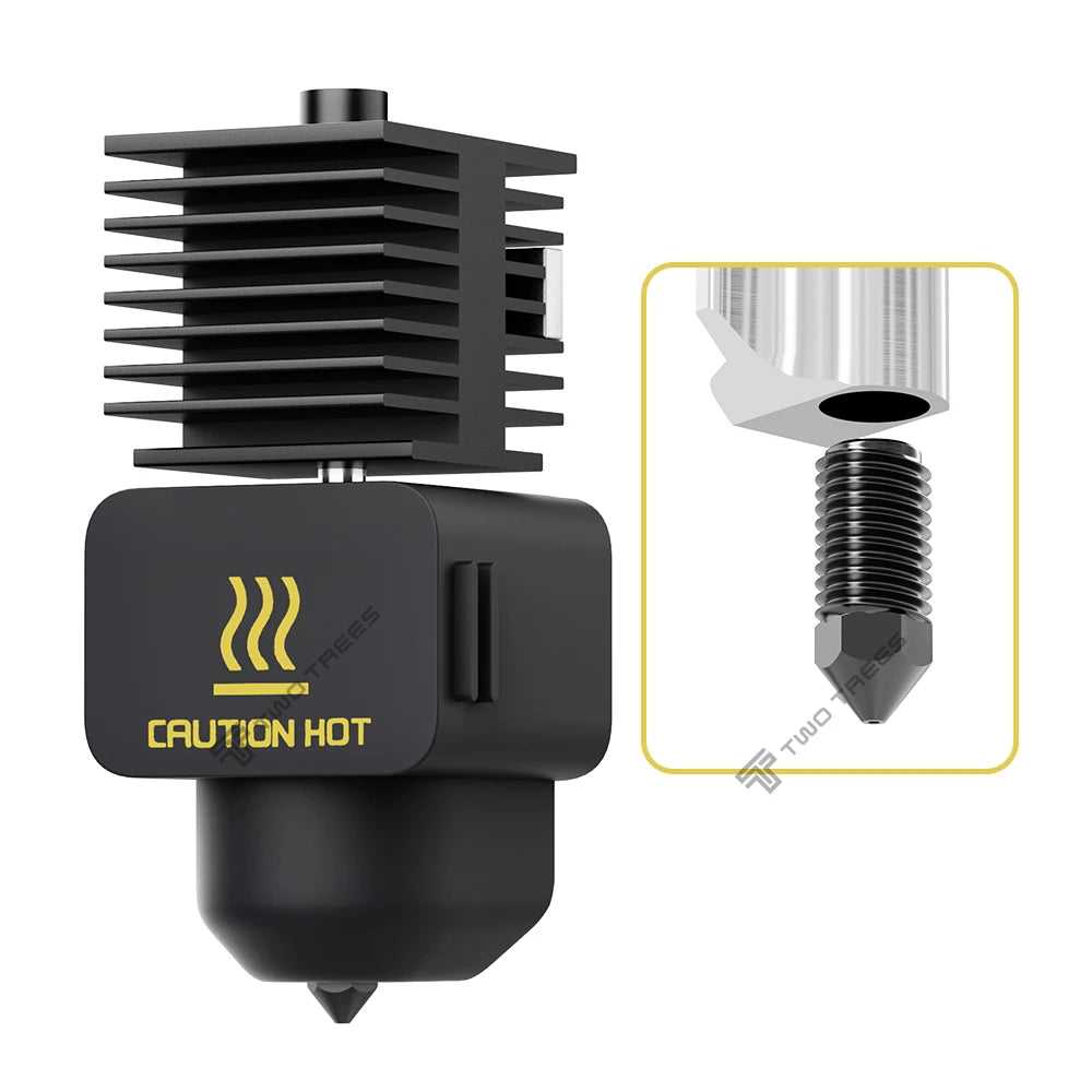 Kit Hotend pour Bambu Lab A1/A1 Mini, ensemble de buse à haute vitesse en acier trempé 0,2/0,4/0,6/0,8 mm, pièce d'imprimante 3D