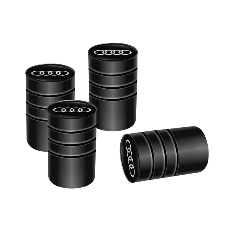 Capuchons de valve de roue de voiture Audi / Porte-clés pour Audi Sline A1 A2 A3 A4 A5 A6 A7 A8 Q1 Q2 Q3 Q4 Q5 Q6 Q7 Q8