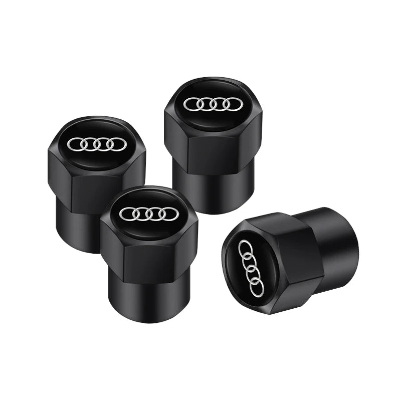 Capuchons de valve de roue de voiture Audi / Porte-clés pour Audi Sline A1 A2 A3 A4 A5 A6 A7 A8 Q1 Q2 Q3 Q4 Q5 Q6 Q7 Q8