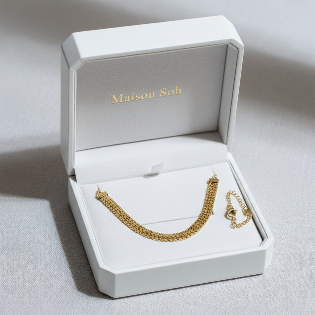 Bijoux Femme Acier Inoxydable 316L | Minimalisme Japonais & Coréen | Chaîne Épaisse Breloque