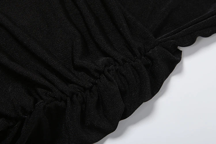 Robe Velours Moulante – Col Licou, Dos Nu & Ourlet À Glands | Femme