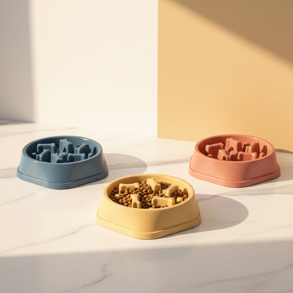 Gamelle Anti-Glouton Premium — Puzzle Antidérapant