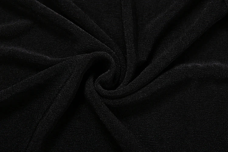 Robe Velours Moulante – Col Licou, Dos Nu & Ourlet À Glands | Femme