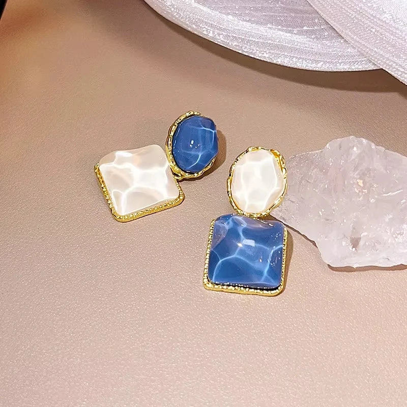 Boucles d'Oreilles Punk Zircon | Style Gothique Y2K Vintage