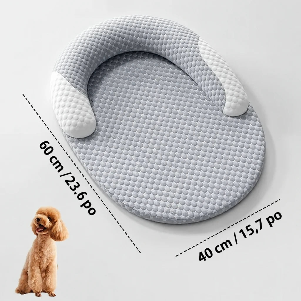 Tapis Rafraîchissant Premium pour Chien & Chat — Technologie Glacée, 4 Tailles