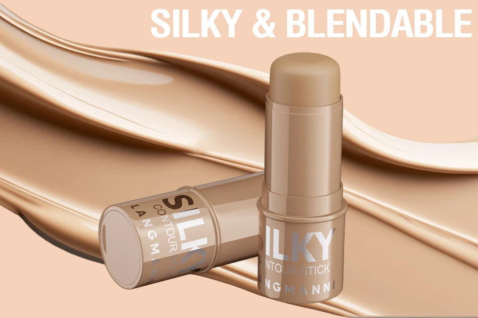 Bâton de Contour & Éclaircissant LANGMANNI – Stick Tricolore Multifonction Visage