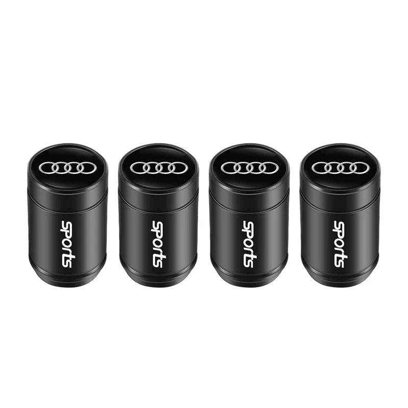 Capuchons de valve de roue de voiture Audi / Porte-clés pour Audi Sline A1 A2 A3 A4 A5 A6 A7 A8 Q1 Q2 Q3 Q4 Q5 Q6 Q7 Q8