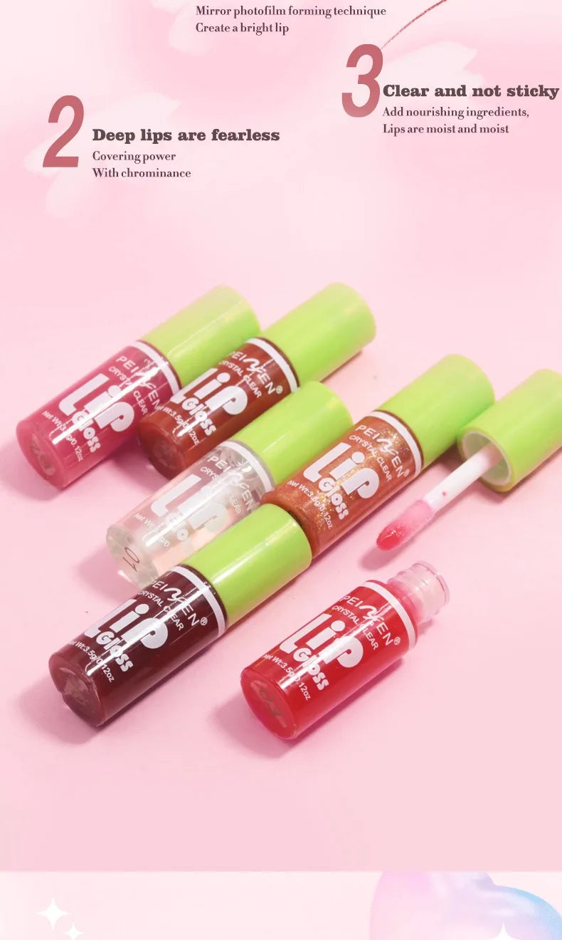 Gloss Hydratant Luxe – Coffret 6 Pièces | Huile Nourrissante & Brillance Intense