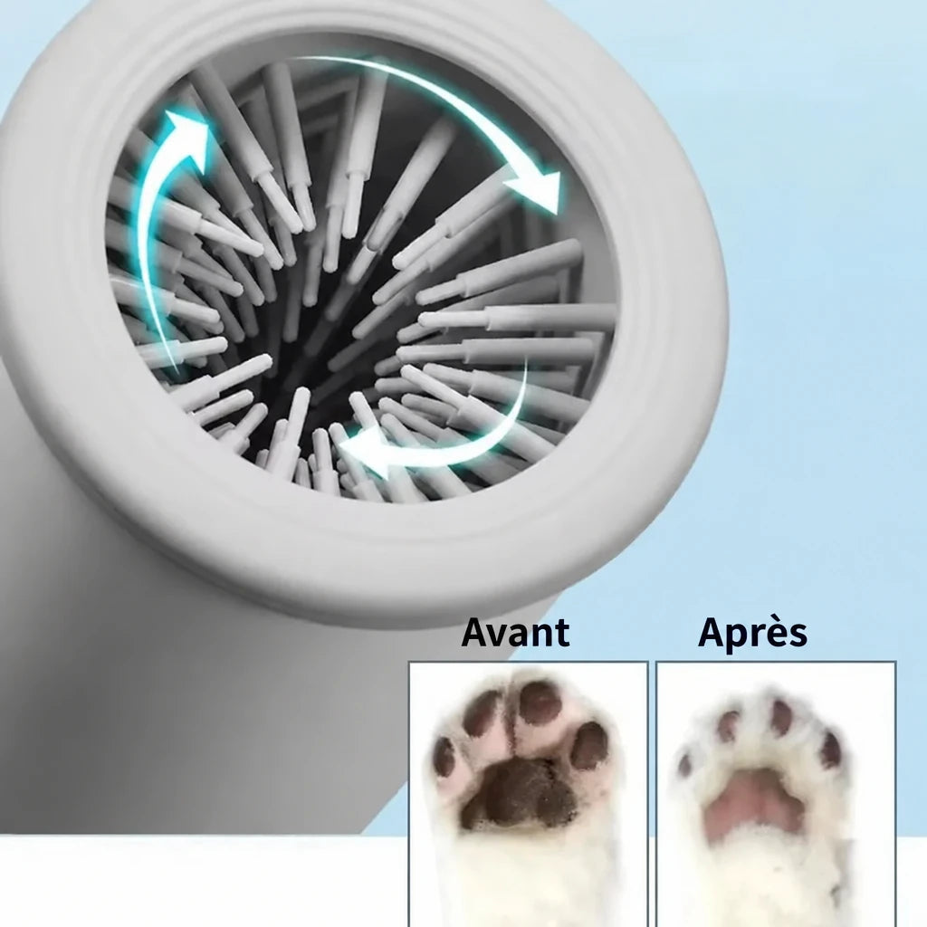 Nettoyeur de Pattes Électrique pour Chien | Masseur USB Rechargeable