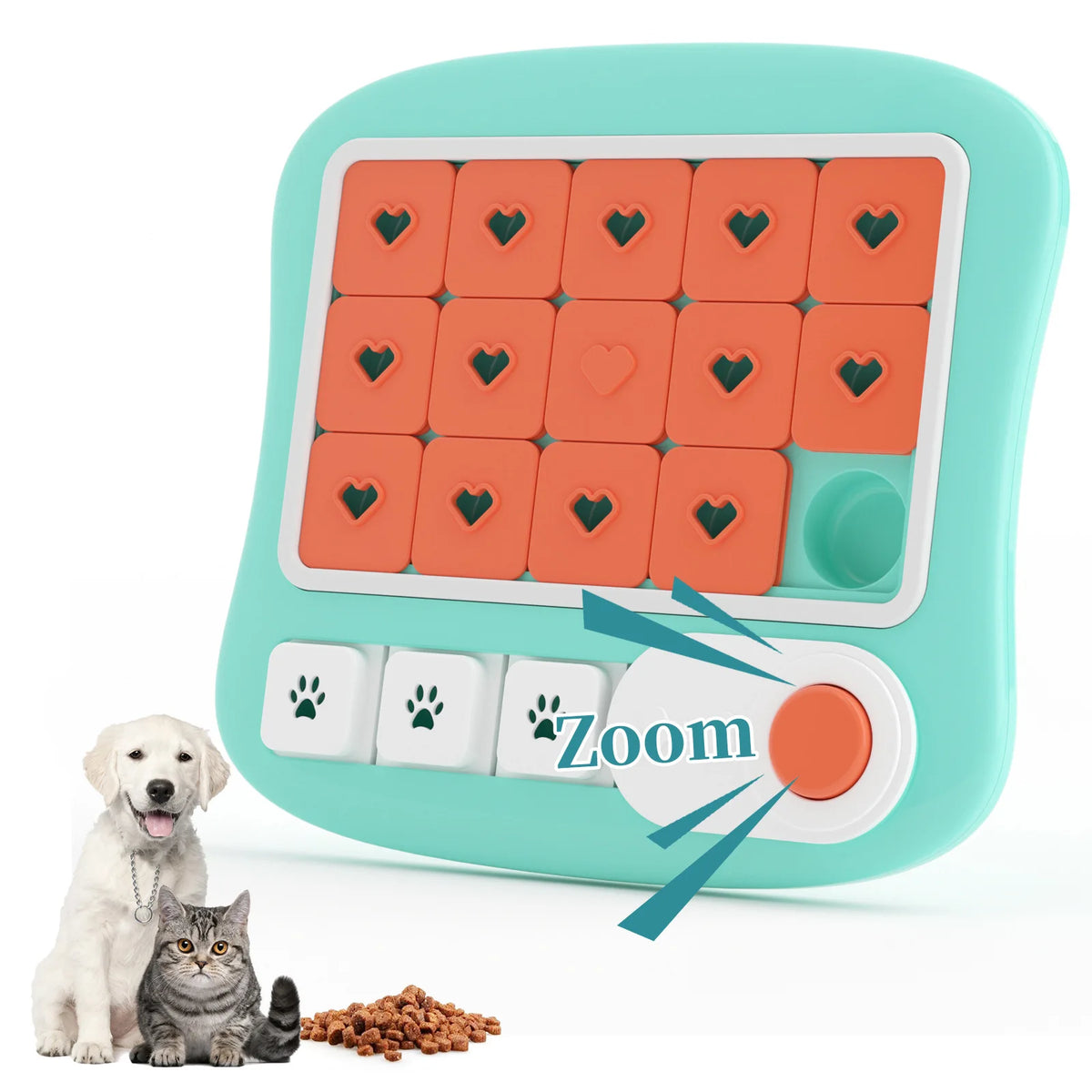Jouet Puzzle Interactif pour Chien – Distributeur de Friandises Éducatif