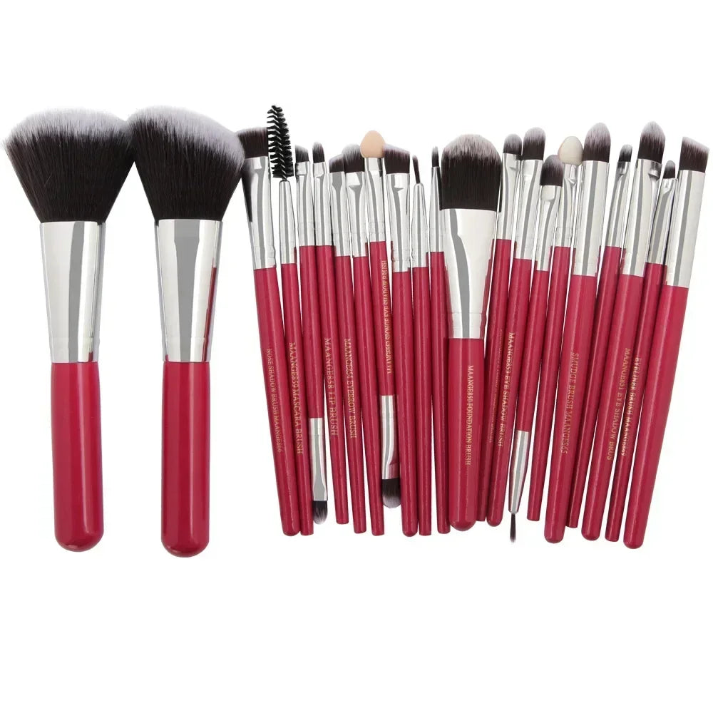 Kit Pinceaux Maquillage Professionnel – 3, 13 ou 22 Pièces | Femme