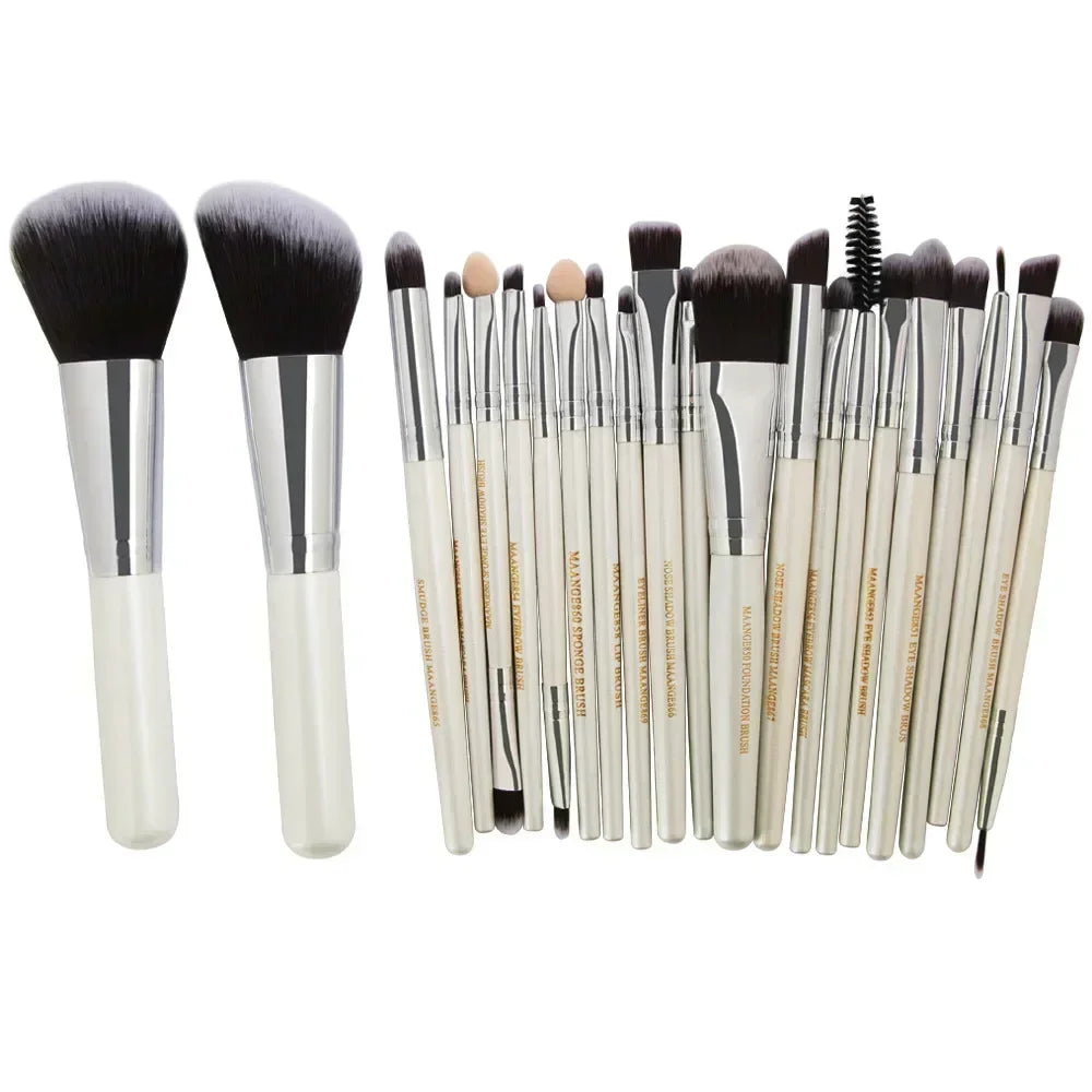 Kit Pinceaux Maquillage Professionnel – 3, 13 ou 22 Pièces | Femme