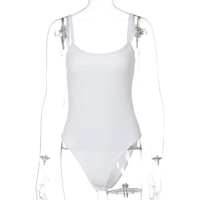 Body Moulant Sans Manches – Élégance Féminine