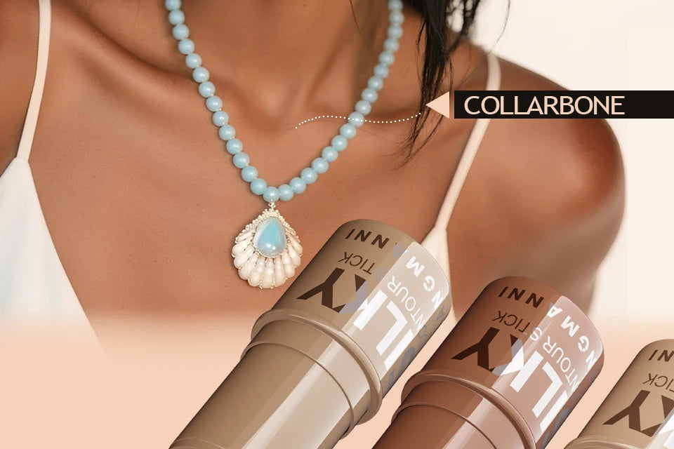 Bâton de Contour & Éclaircissant LANGMANNI – Stick Tricolore Multifonction Visage