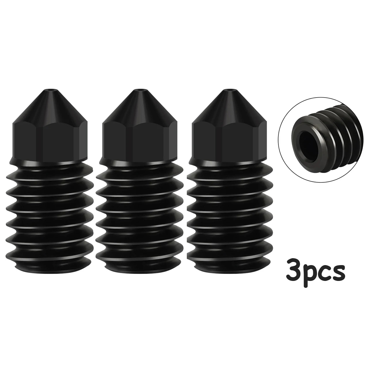 Kit Hotend pour Bambu Lab A1/A1 Mini, ensemble de buse à haute vitesse en acier trempé 0,2/0,4/0,6/0,8 mm, pièce d'imprimante 3D