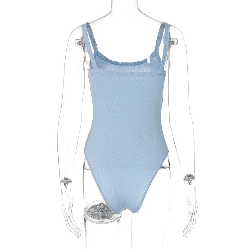 Body Moulant Sans Manches – Élégance Féminine