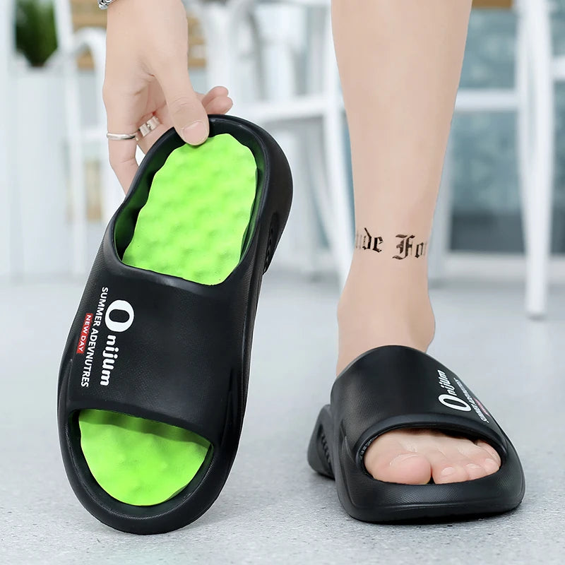 Pantoufles de Massage Homme | Sandales Confort Grande Taille 38-47
