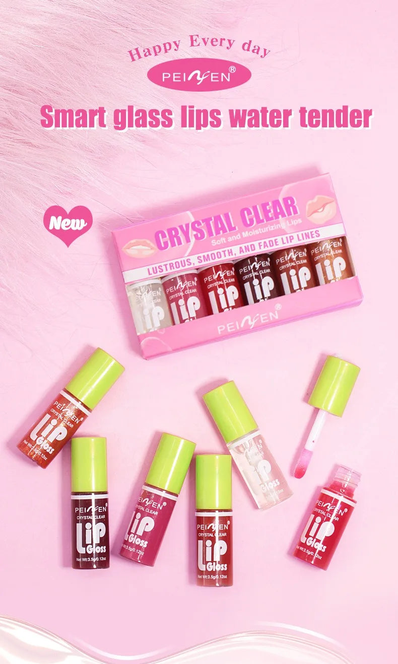 Gloss Hydratant Luxe – Coffret 6 Pièces | Huile Nourrissante & Brillance Intense