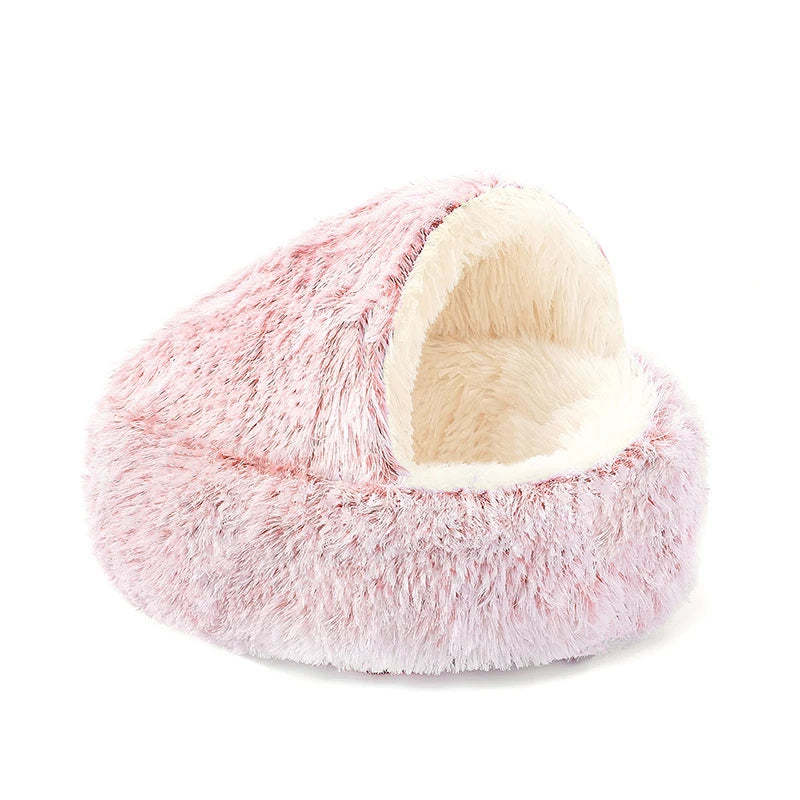 Nid Douillet en Peluche pour Chat & Chien — Base Antidérapante, Toutes Saisons