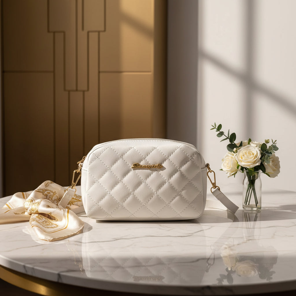 Sac Messager Pompon Femme – Doux & Tendance