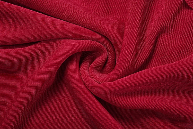 Robe Velours Moulante – Col Licou, Dos Nu & Ourlet À Glands | Femme