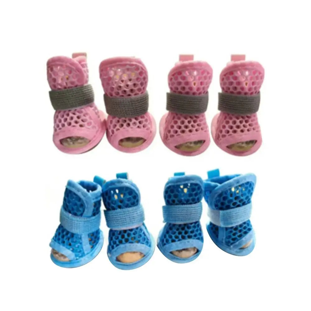 Sandales de Luxe pour Chien – 4 Paires