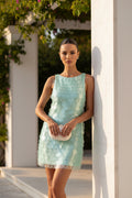 Mini-Robe Paillettes Dos Nu | Taille Haute Sans Manches | Plage, Fêtes & Clubs