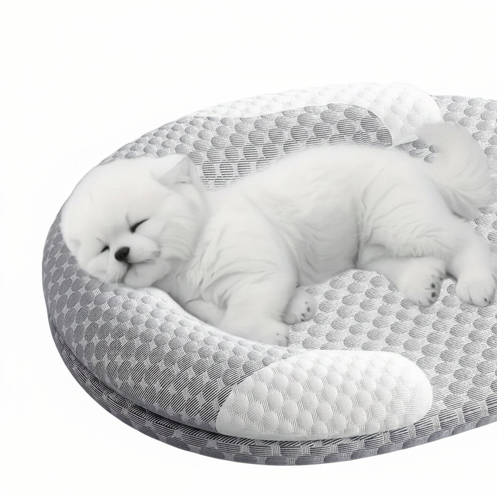Tapis Rafraîchissant Premium pour Chien & Chat — Technologie Glacée, 4 Tailles