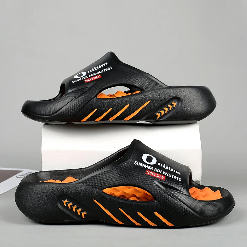 Pantoufles de Massage Homme | Sandales Confort Grande Taille 38-47