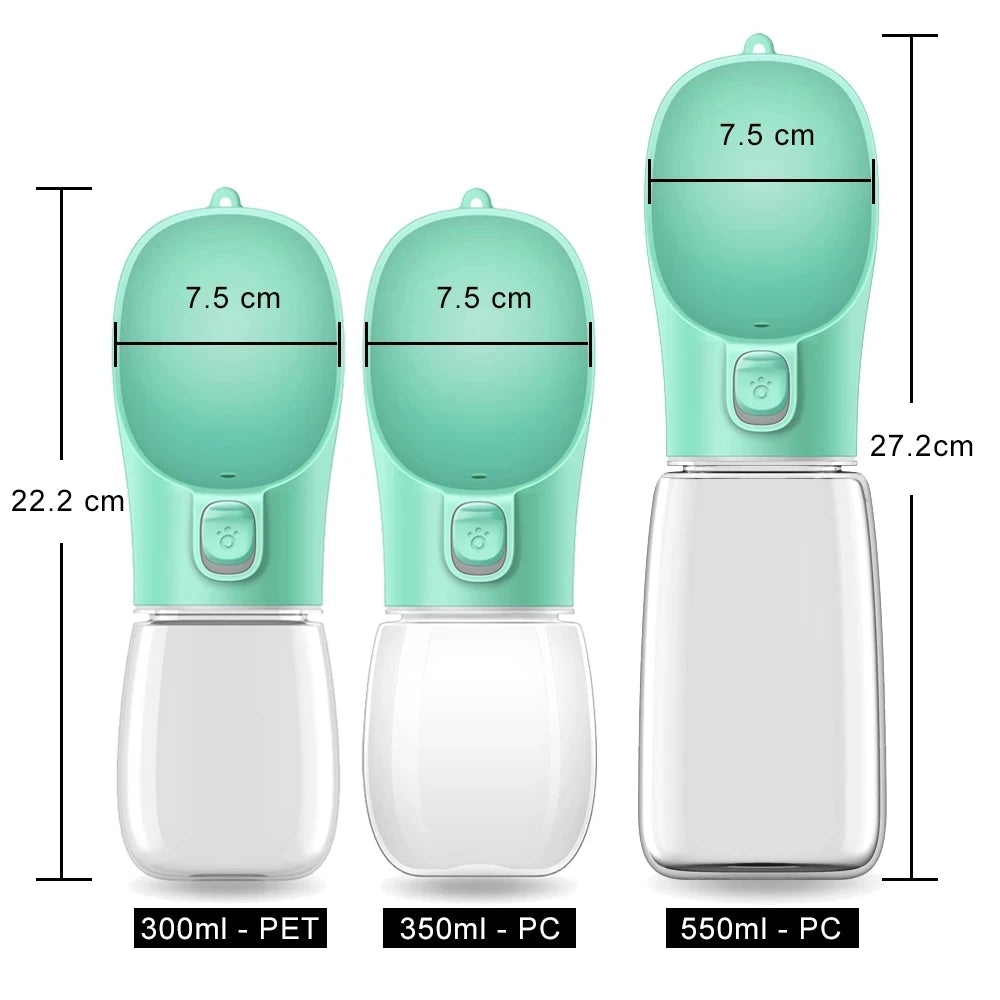 Gourde Portable Luxe pour Chien & Chat — Hydratation Premium en Extérieur