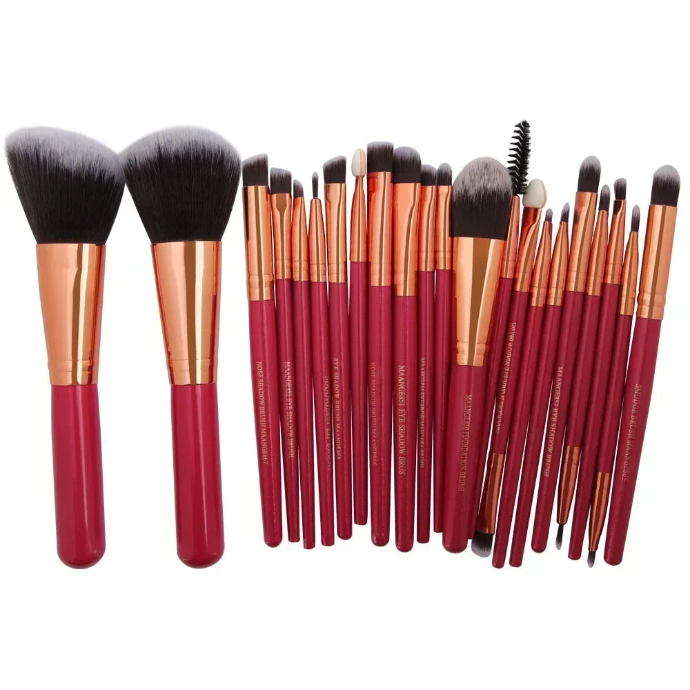 Kit Pinceaux Maquillage Professionnel – 3, 13 ou 22 Pièces | Femme