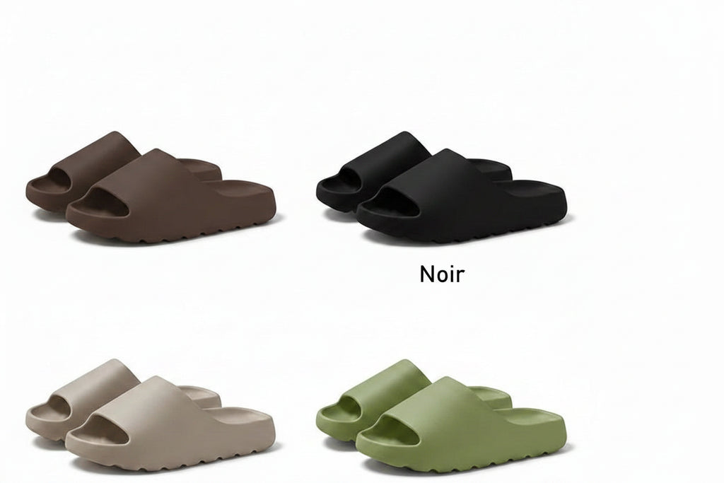 Sandales Cloud Slides Homme & Femme | Pantoufles Plage Légères Mode Estivale