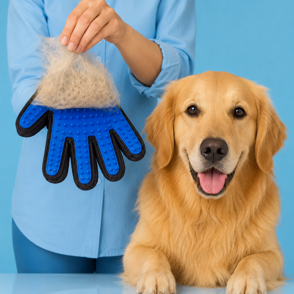 Brosse de Toilettage Premium — Chat & Chien Anti-Poils