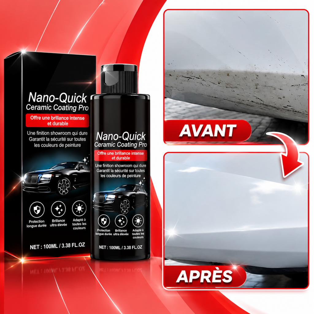 Revêtement Céramique Nano-Quick 100ml | Protection Brillance Voiture