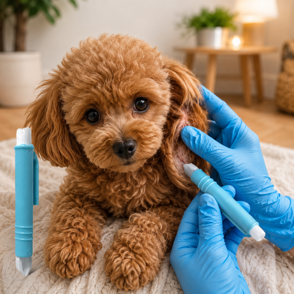 Kit Anti-Parasites Premium — Pince à Tiques, Extracteur & Peigne Anti-Lentes pour Chien & Chat